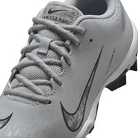 NIKE Youth Hyperdiamond 4 Keystone Molded Cleats, Grey/White