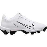 NIKE Youth Hyperdiamond 4 Keystone Molded Cleats, White/Black