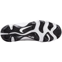 NIKE Youth Hyperdiamond 4 Keystone Molded Cleats, White/Black