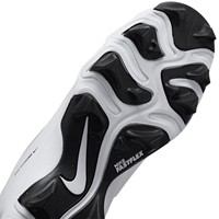 NIKE Youth Hyperdiamond 4 Keystone Molded Cleats, White/Black