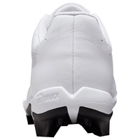 NIKE Youth Hyperdiamond 4 Keystone Molded Cleats, White/Black