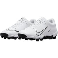 NIKE Youth Hyperdiamond 4 Keystone Molded Cleats, White/Black