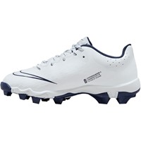 NIKE Youth Hyperdiamond 4 Keystone Molded Cleats, White/Navy