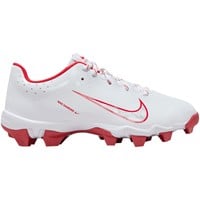 NIKE Youth Hyperdiamond 4 Keystone Molded Cleats, White/Red