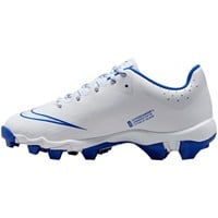 NIKE Youth Hyperdiamond 4 Keystone Molded Cleats, White/Royal
