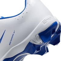 NIKE Youth Hyperdiamond 4 Keystone Molded Cleats, White/Royal