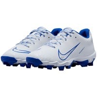 NIKE Youth Hyperdiamond 4 Keystone Molded Cleats, White/Royal