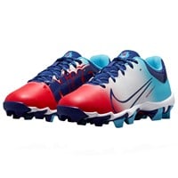 NIKE Youth Hyperdiamond 4 Keystone Molded Cleats, Red/Blue