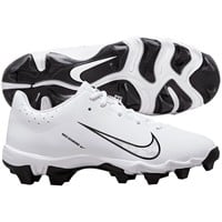 NIKE Youth Hyperdiamond 4 Keystone Molded Cleats, White/Black