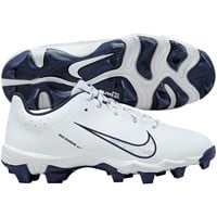 NIKE Youth Hyperdiamond 4 Keystone Molded Cleats, White/Navy