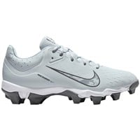 NIKE Women's Hyperdiamond 4 Keystone Molded Softball Fastpitch Cleats, Grey/White