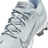 NIKE Women's Hyperdiamond 4 Keystone Molded Softball Fastpitch Cleats, Grey/White
