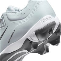 NIKE Women's Hyperdiamond 4 Keystone Molded Softball Fastpitch Cleats, Grey/White