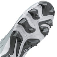 NIKE Women's Hyperdiamond 4 Keystone Molded Softball Fastpitch Cleats, Grey/White