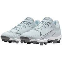 NIKE Women's Hyperdiamond 4 Keystone Molded Softball Fastpitch Cleats, Grey/White