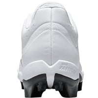 NIKE Women's Hyperdiamond 4 Keystone Molded Softball Fastpitch Cleats, White/Black