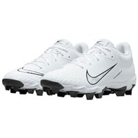 NIKE Women's Hyperdiamond 4 Keystone Molded Softball Fastpitch Cleats, White/Black