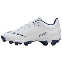 NIKE Women's Hyperdiamond 4 Keystone Molded Softball Fastpitch Cleats, White/Navy