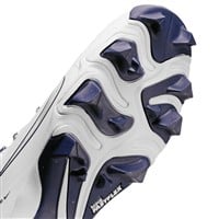 NIKE Women's Hyperdiamond 4 Keystone Molded Softball Fastpitch Cleats, White/Navy