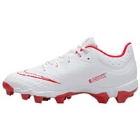 NIKE Women's Hyperdiamond 4 Keystone Molded Softball Fastpitch Cleats, White/Navy