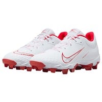 NIKE Women's Hyperdiamond 4 Keystone Molded Softball Fastpitch Cleats, White/Navy