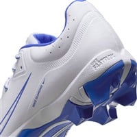 NIKE Women's Hyperdiamond 4 Keystone Molded Softball Fastpitch Cleats, White/Navy