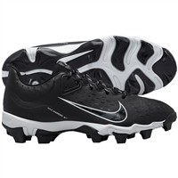 NIKE Women's Hyperdiamond 4 Keystone Molded Softball Fastpitch Cleats, Black/Grey