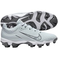 NIKE Women's Hyperdiamond 4 Keystone Molded Softball Fastpitch Cleats, Grey/White