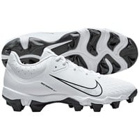 NIKE Women's Hyperdiamond 4 Keystone Molded Softball Fastpitch Cleats, White/Black