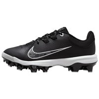 NIKE Women's Hyperdiamond 4 Pro MCS Molded Softball Fastpitch Cleats, Black/White