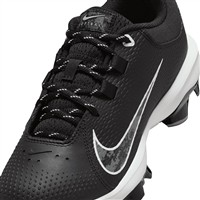 NIKE Women's Hyperdiamond 4 Pro MCS Molded Softball Fastpitch Cleats, Black/White
