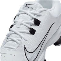 NIKE Women's Hyperdiamond 4 Pro MCS Molded Softball Fastpitch Cleats, White/Black