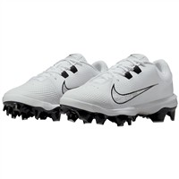 NIKE Women's Hyperdiamond 4 Pro MCS Molded Softball Fastpitch Cleats, White/Black