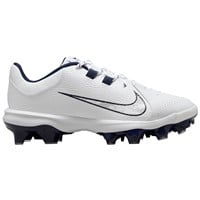 NIKE Women's Hyperdiamond 4 Pro MCS Molded Softball Fastpitch Cleats, White/Navy