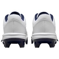 NIKE Women's Hyperdiamond 4 Pro MCS Molded Softball Fastpitch Cleats, White/Navy