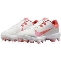 NIKE Women's Hyperdiamond 4 Pro MCS Molded Softball Fastpitch Cleats, White/Navy