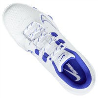 NIKE Women's Hyperdiamond 4 Pro MCS Molded Softball Fastpitch Cleats, White/Royal