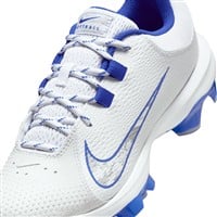 NIKE Women's Hyperdiamond 4 Pro MCS Molded Softball Fastpitch Cleats, White/Royal