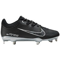 NIKE Women's Hyperdiamond 4 Pro Metal Softball Fastpitch Cleats, White/Royal