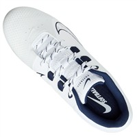 NIKE Women's Hyperdiamond 4 Pro Metal Softball Fastpitch Cleats, White/Royal