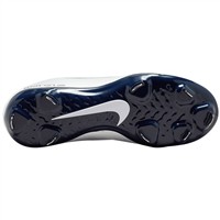 NIKE Women's Hyperdiamond 4 Pro Metal Softball Fastpitch Cleats, White/Royal