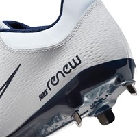 NIKE Women's Hyperdiamond 4 Pro Metal Softball Fastpitch Cleats, White/Royal