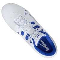 NIKE Women's Hyperdiamond 4 Pro Metal Softball Fastpitch Cleats, White/Royal