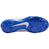 NIKE Women's Hyperdiamond 4 Pro Metal Softball Fastpitch Cleats, White/Royal