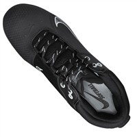 NIKE Women's Hyperdiamond 4 Elite Metal Softball Fastpitch Cleats, Black/Grey