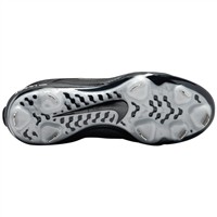 NIKE Women's Hyperdiamond 4 Elite Metal Softball Fastpitch Cleats, Black/Grey