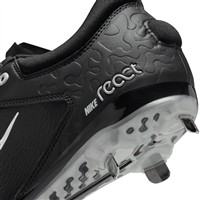 NIKE Women's Hyperdiamond 4 Elite Metal Softball Fastpitch Cleats, Black/Grey