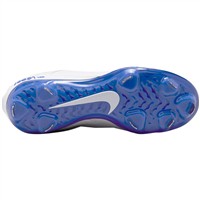 NIKE Women's Hyperdiamond 4 Elite Metal Softball Fastpitch Cleats, White/Royal