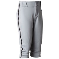 NIKE Youth Vapor Select 2 Piped Knicker Baseball Pants, Grey/Black