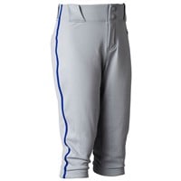 NIKE Youth Vapor Select 2 Piped Knicker Baseball Pants, Grey/Royal